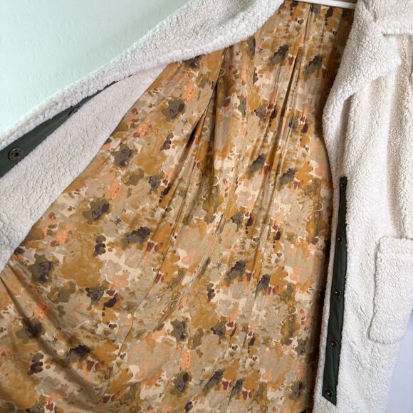 Free People Tessa Teddy Coat Cream - Picture 8 of 9